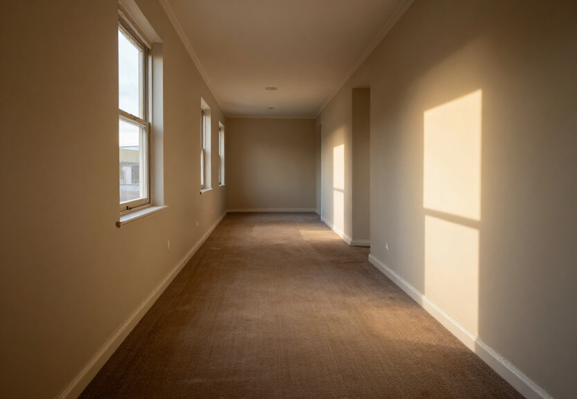 Restored living room in Marayong with dry carpet and clean walls